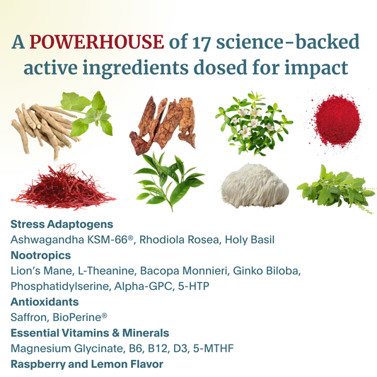 List of 17 science-backed ingredients.
